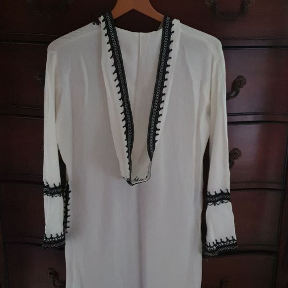 Ladies Boho Hooded Caftan sz Small - Picture 6 of 8